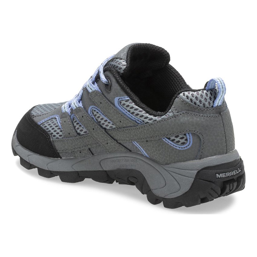 Basket Merrell Moab 2 Low Lace Waterproof Grise Enfant | F.J.YVNU